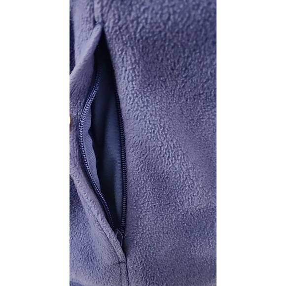 Columbia Jacket Women's Size Large Full Zip Fleece Purple with Zippered Pockets - Picture 8 of 8